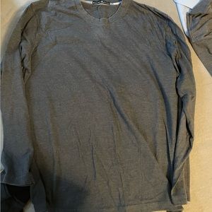 Gray long sleeve Polo